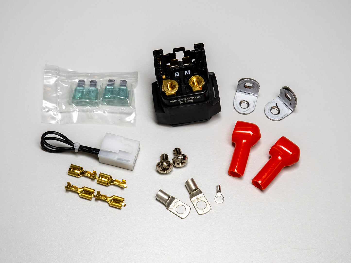 Complete package; X3.M Control hub, startersolenoid & Rectifier/Regulator
