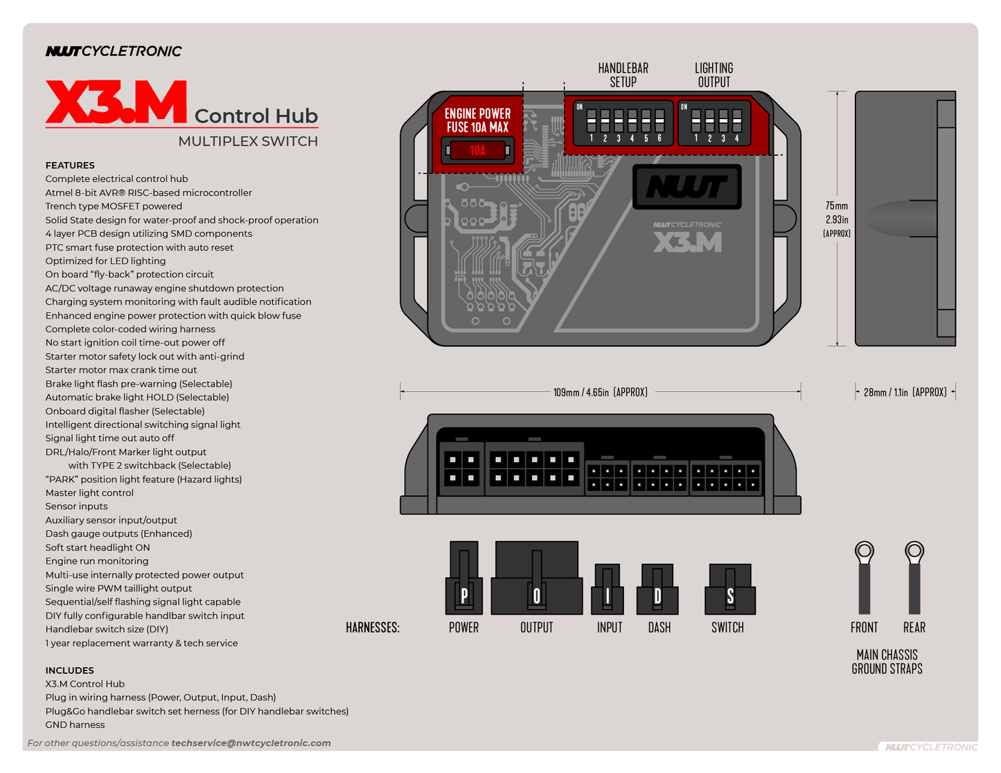 X3.M Control hub, X3.M bedieningsmoduul "New product"